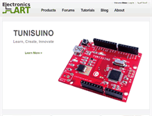 Tablet Screenshot of electronics-art.com